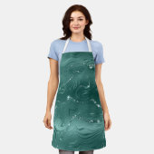 Emerald Green Glitzy Marble Schort (Gedragen)