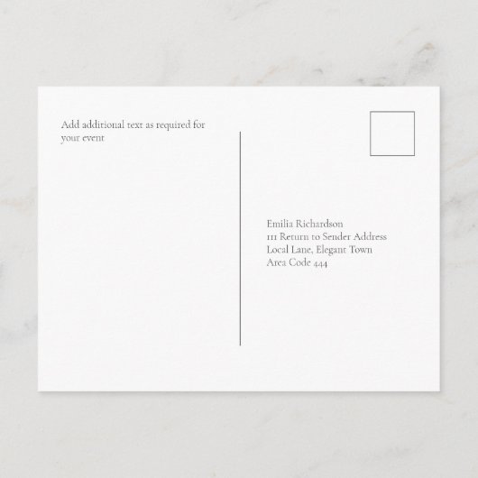 Emerald Green Gold Agate Marble Wedding RSVP Briefkaart (Achterkant)