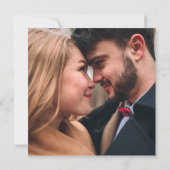 Emerald Green Gold Botanical Photo Save the Date (Achterkant)