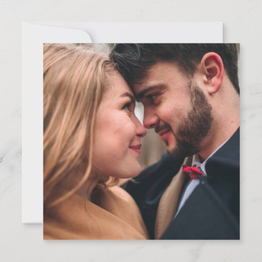 Emerald Green Gold Botanical Photo Save the Date (Achterkant)