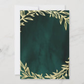 Emerald Green Gold laat islamitische islamitische  Kaart (Achterkant)