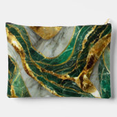 Emerald Green Gold Marble Metallic Luxury Geode Etui (Achterkant)