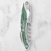 Emerald Green Gold Ober's Kurkentrekker Custom Nam (Achterkant)