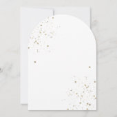 Emerald Green Gold Princess Quinceañera Kaart (Achterkant)