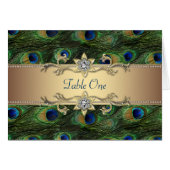 Emerald Green Gold Royal Indian Peacock Wedding (Voorkant Horizontaal)