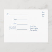 Emerald Green Gold Royal Indian Peacock Wedding Uitnodiging Briefkaart (Achterkant)