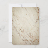 Emerald Green Gold Script en marble Photo Overlay Save The Date (Achterkant)