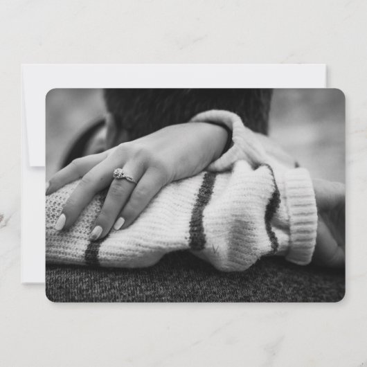 Emerald Green Gold Wedding 4 Foto Save the Date (Achterkant)