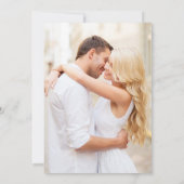 Emerald Green Gold Wedding Photo Afbeelding Kaart (Achterkant)