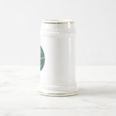 Emerald Green Groomsman Beer Stein Bierpul (Center)