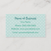 Emerald Green Heart Bedrijfsnaam Visitekaartje (Achterkant)