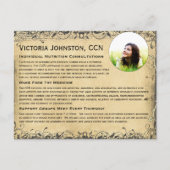 Emerald Green Heart Leafed Tree Briefkaart (Voorkant)