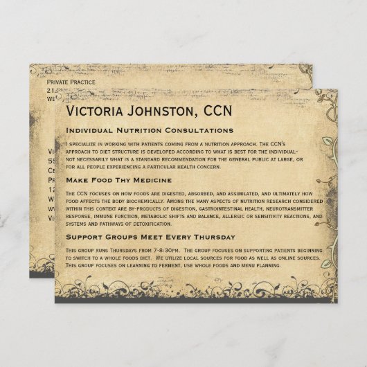 Emerald Green Heart Leafed Tree Briefkaart (Voorkant / Achterkant)