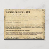 Emerald Green Heart Leafed Tree Briefkaart (Voorkant)