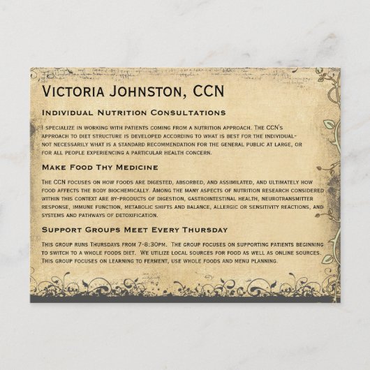 Emerald Green Heart Leafed Tree Briefkaart (Voorkant)