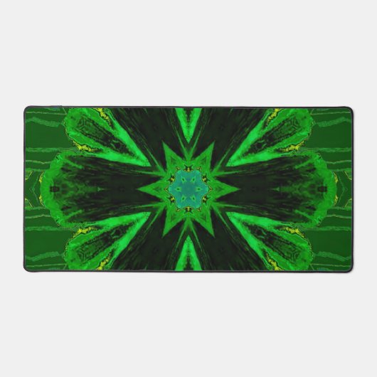 Emerald Green Ierse thema Custom Desk Mat (Voorkant)