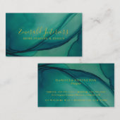 Emerald Green Inkwell Visitekaartje (Voorkant / Achterkant)