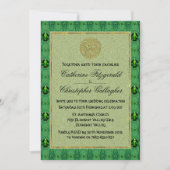 Emerald Green Irish Wedding Kaart (Voorkant)
