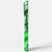 Emerald Green Kleurrijke Abstracte Marmeren Vloeib Case-Mate iPhone Case (Achterkant / Links)