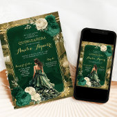 Emerald Green Koninklijke Prinses Paleis Mis Quinc Kaart