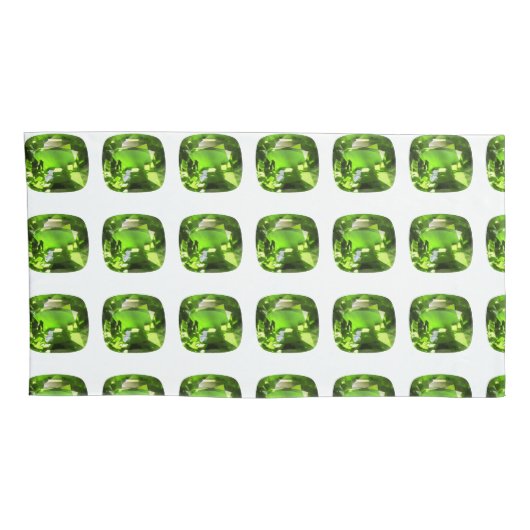 Emerald Green Kussensloop (Achterkant-Rechts)