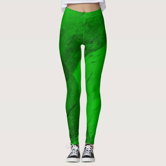 Emerald Green Leggings (Voorkant)
