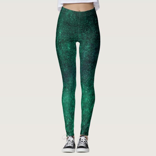 Emerald Green Leggings (Voorkant)