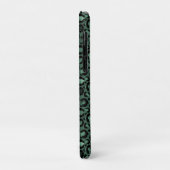 Emerald Green Leopard Print Case-Mate iPhone Case (Achterkant/links)