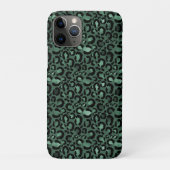 Emerald Green Leopard Print Case-Mate iPhone Case (Achterkant)