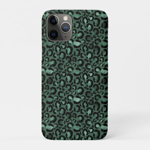 Emerald Green Leopard Print Case-Mate iPhone Case
