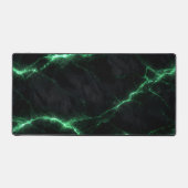 Emerald Green Lightning Marble Mouse Pad (Voorkant)