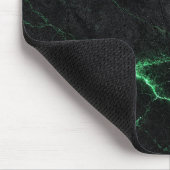 Emerald Green Lightning Marble Mouse Pad Muismat (Hoek)