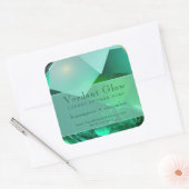 Emerald Green Luxe Elegant Product Label (Envelop)