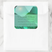 Emerald Green Luxe Elegant Product Label (Tas)