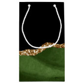 Emerald Green Marked Agate Contemeigostone Klein Cadeauzakje (Achterkant)