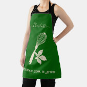 Emerald Green met Champagne Gold Whisky en kruiden Schort (Insitu)