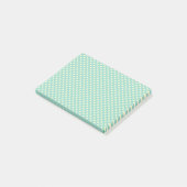 Emerald Green met Yellow Polka Dots van STaylor Post-it® Notes (Schuin)