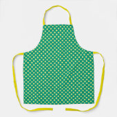 Emerald Green met Yellow Polka Dots van STaylor Schort (Voorkant)