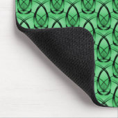 Emerald Green Mode Forward Mousepad Muismat (Hoek)