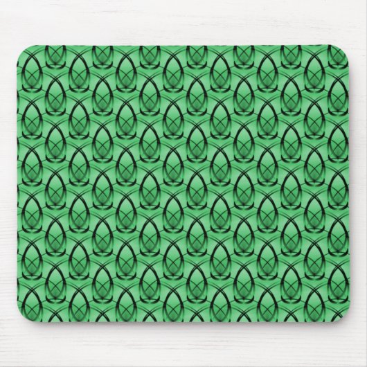 Emerald Green Mode Forward Mousepad Muismat (Voorkant)