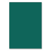 Emerald Green Modern Elegant Unique Wedding Table Kaart (Achterkant)