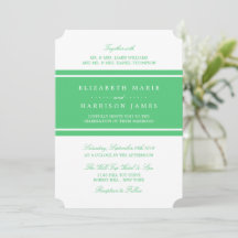 Emerald Green Modern Wedding