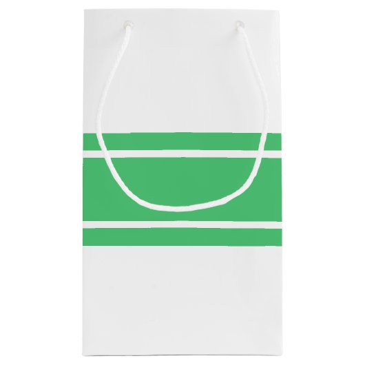 Emerald Green Modern Wedding Klein Cadeauzakje (Achterkant)