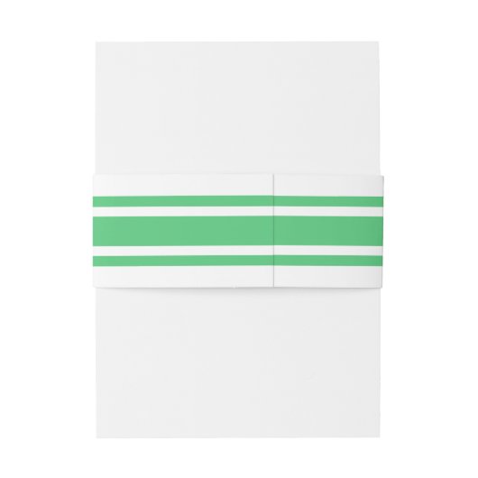 Emerald Green Modern Wedding Uitnodigingen Wikkel (Achterkant Voorbeeld)