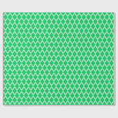 Emerald Green Moroccan Quatrefoil Patroon #4 Cadeaupapier (Vlak)