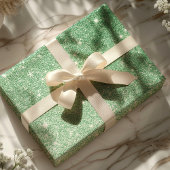 Emerald Green Ombre Glitter Cadeaupapier