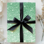Emerald Green Ombre Glitter Cadeaupapier