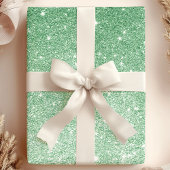 Emerald Green Ombre Glitter Cadeaupapier