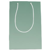 Emerald Green Ombre Medium Cadeauzakje (Voorkant)