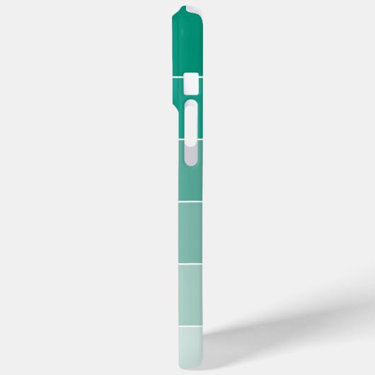 Emerald Green Ombré Stripes Case-Mate iPhone Case (Achterkant / Links)